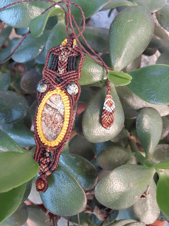 Collier macramé 